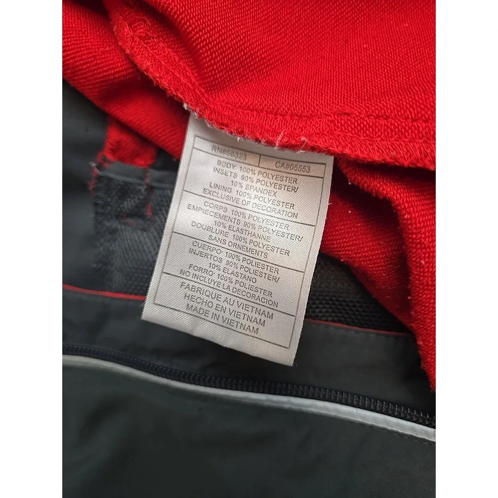 vintage y2k nike windbreaker jacket Running Jogging Red Grey Size Medium Rn56323